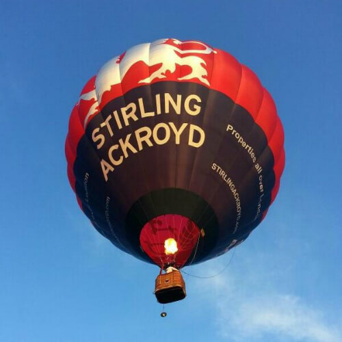 Stirling Ackroyd hot air balloon