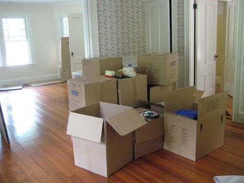 moving in